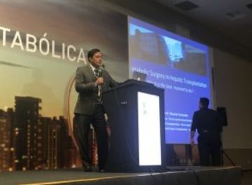 Eduardo Fernandes faz palestra sobre cirurgia metabólica e transplante de fígado em Congresso
