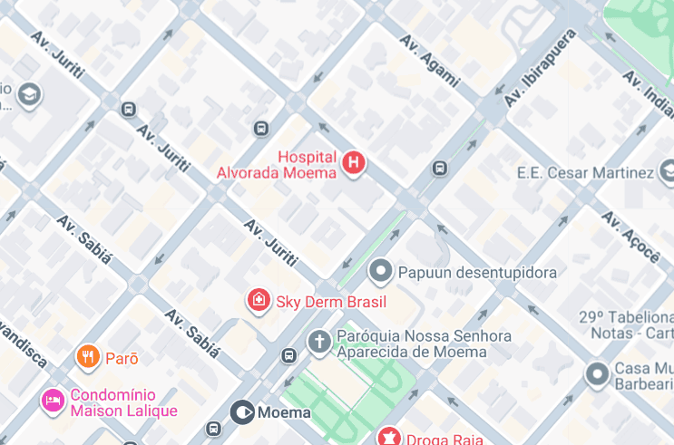 Mapa Hospital Alvorada